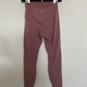 Pink Lululemon Align leggings